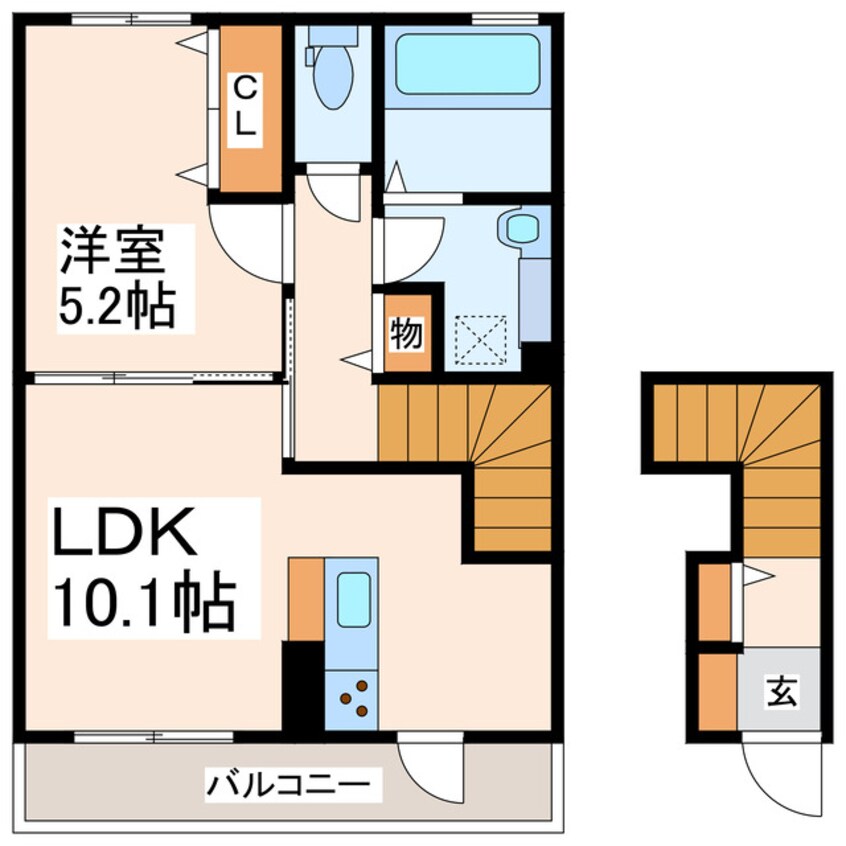 間取図 ブエナビスタ島崎