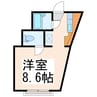 米BUILDING 1Rの間取り