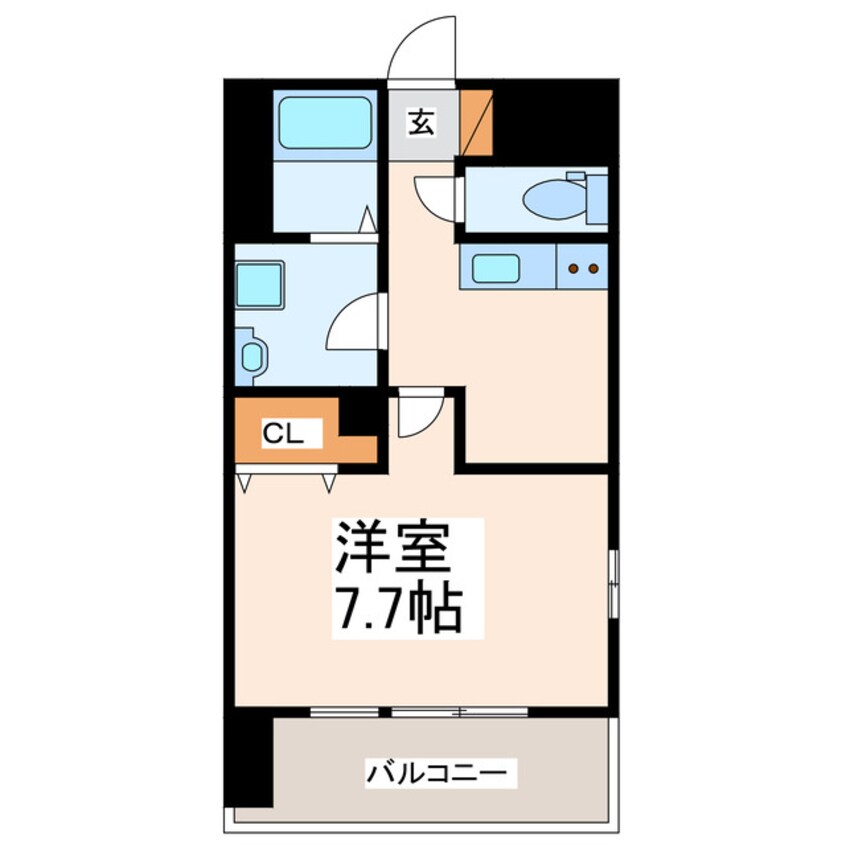 間取図 クロノス39京町本丁