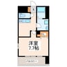クロノス39京町本丁 1Kの間取り