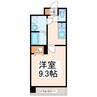 クロノス40新町Ⅲ 1Kの間取り