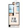 クロノス40新町Ⅲ 1Kの間取り
