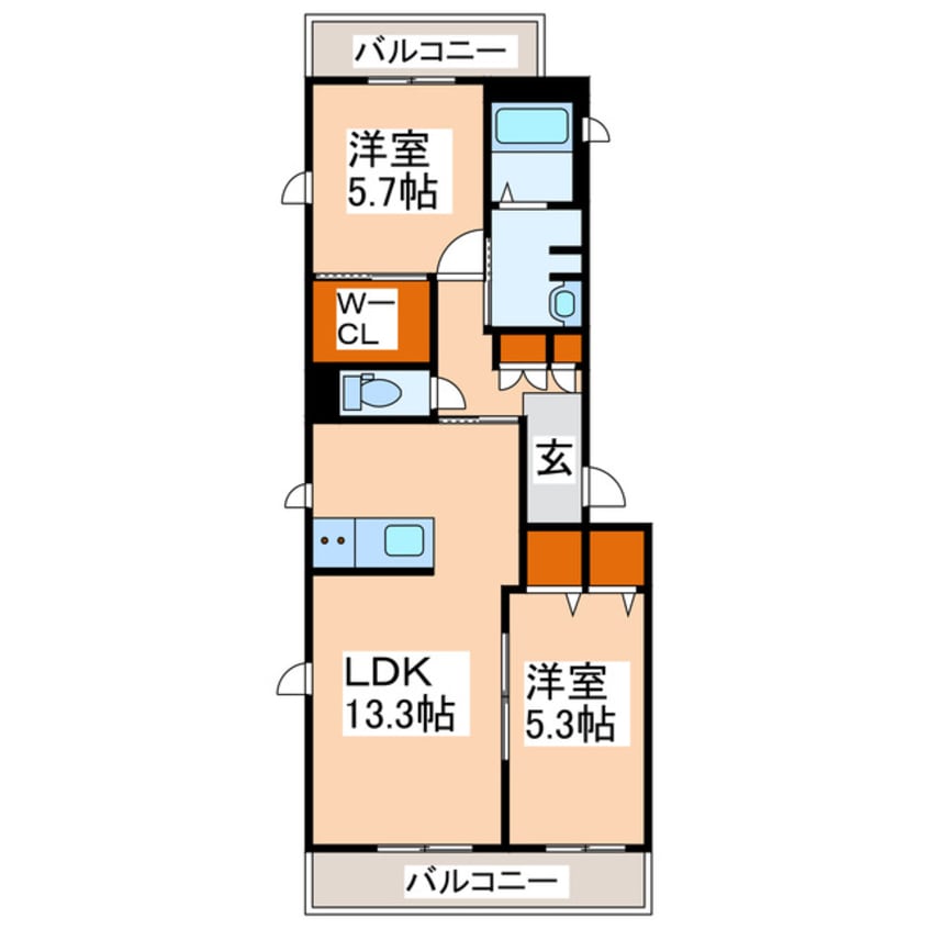 間取図 グランドレジデンス近見