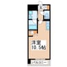 熊本市電Ｂ系統<熊本市交通局>/杉塘駅 徒歩4分 4階 築5年 1Rの間取り