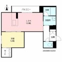 シャーメゾンローツェ国府の間取図