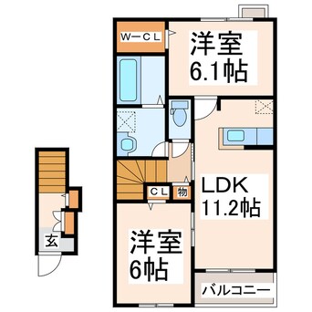 間取図 アルカンシエル