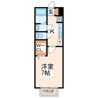 間取図 モナリエ薄場