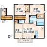 サンヴィータ花園 3LDKの間取り