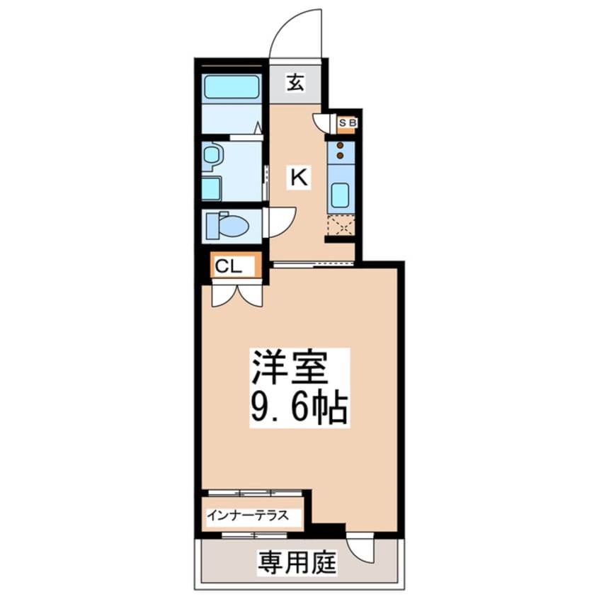 間取図 産交バス（熊本市）/蓮台寺 徒歩4分 1階 築5年