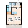 フォーエス本山 1LDKの間取り