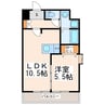 フォーエス本山 1LDKの間取り