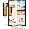 産交バス（熊本市）/池亀 徒歩5分 1-2階 築11年 1LDKの間取り