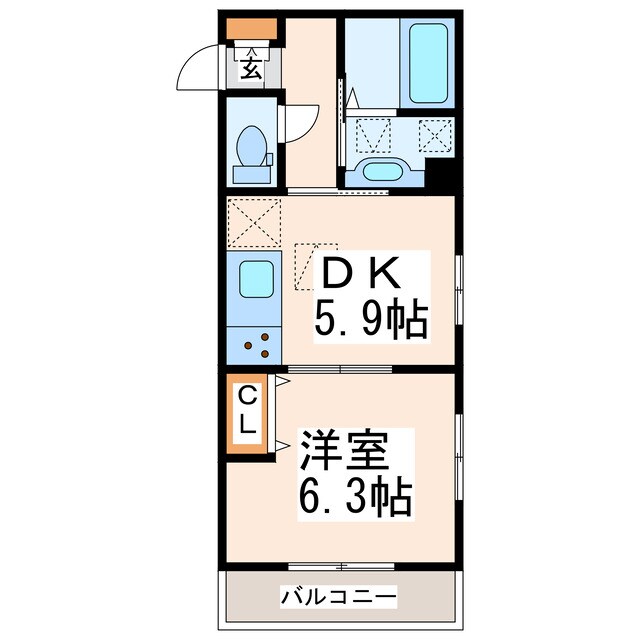 間取り図 Lungo La ferrovia.307