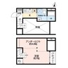 T.A花園３丁目 1Rの間取り