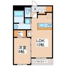 ホワイトステージ・熊本西 1LDKの間取り