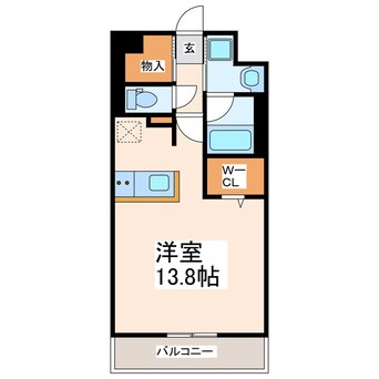 間取図 フェリーチェ古城公園