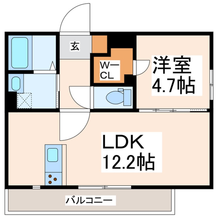 間取図 LIBTH本荘