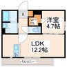 LIBTH本荘 1LDKの間取り