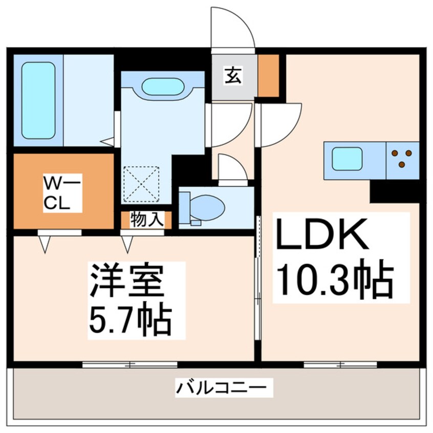 間取図 グランツェーレ熊本