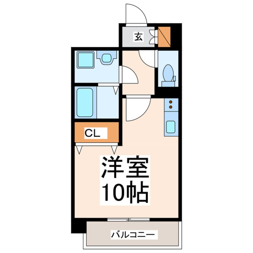 間取図 Jardin Miniature田崎