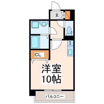 間取図 Jardin Miniature田崎