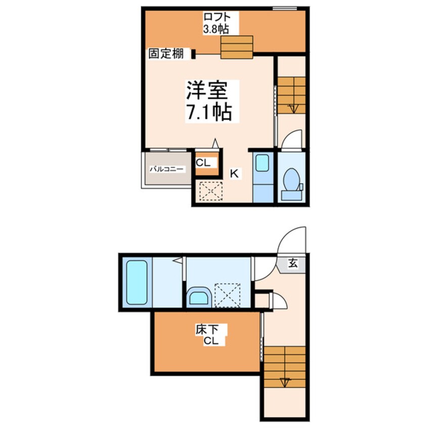 間取図 ADC熊本駅南ALIVE