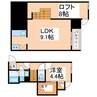ADC花園Ⅱ 1LDKの間取り