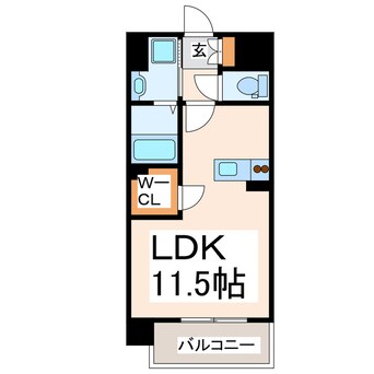 間取図 LIBTH熊本駅前