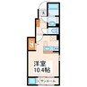 ルージェ 1Rの間取り