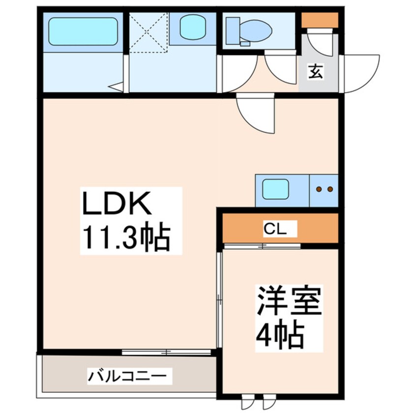 間取図 GRANDTICフロンティアⅡ