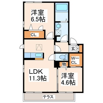 間取図 サニーコート