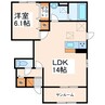 ファインメゾン 1LDKの間取り