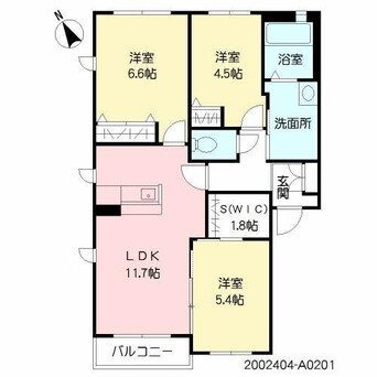 間取図 フォレストガーデン島崎