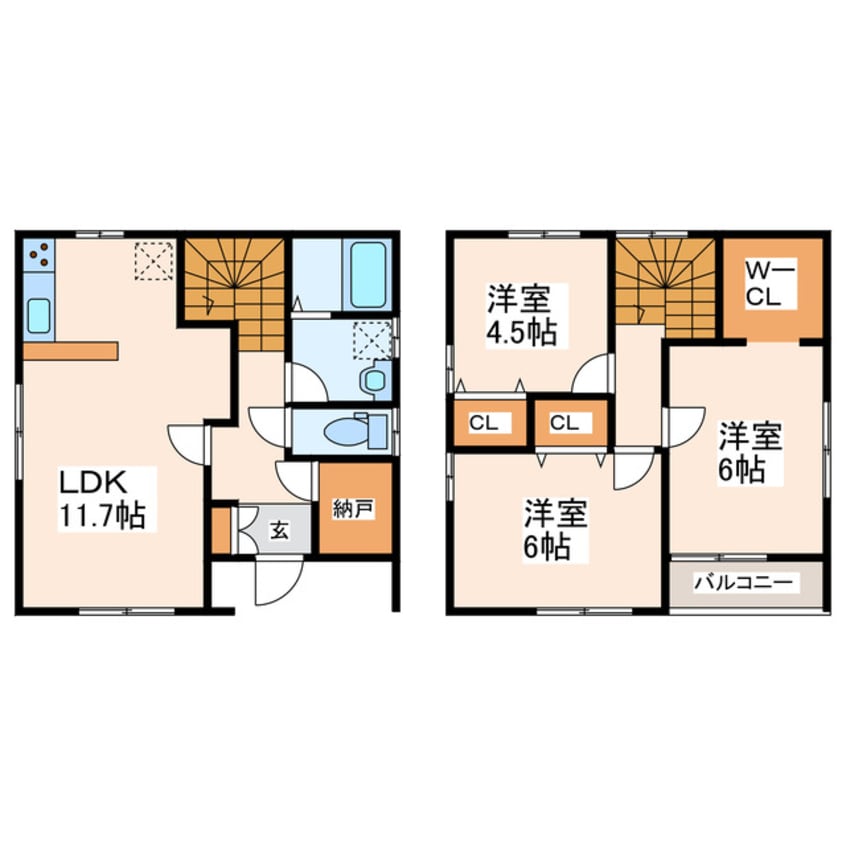 間取図 小島7丁目貸家A