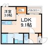REGALESTフロンティアⅢ 1LDKの間取り
