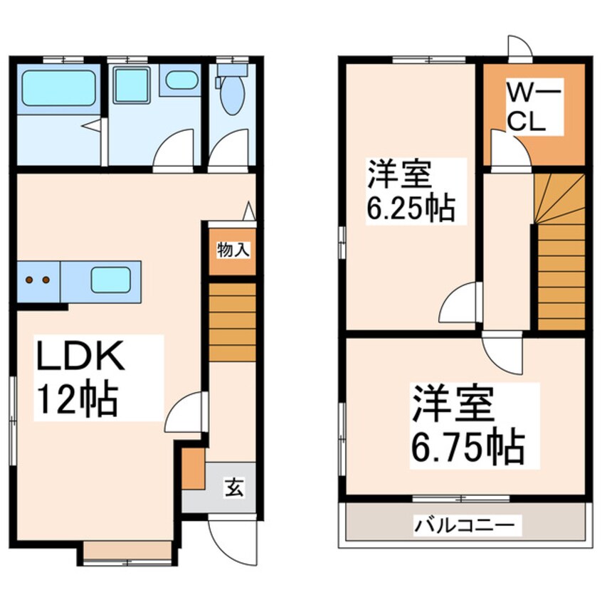 間取図 クオーレ力合西