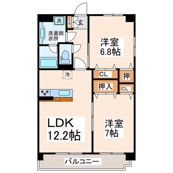 間取図 プロヴァンス池田