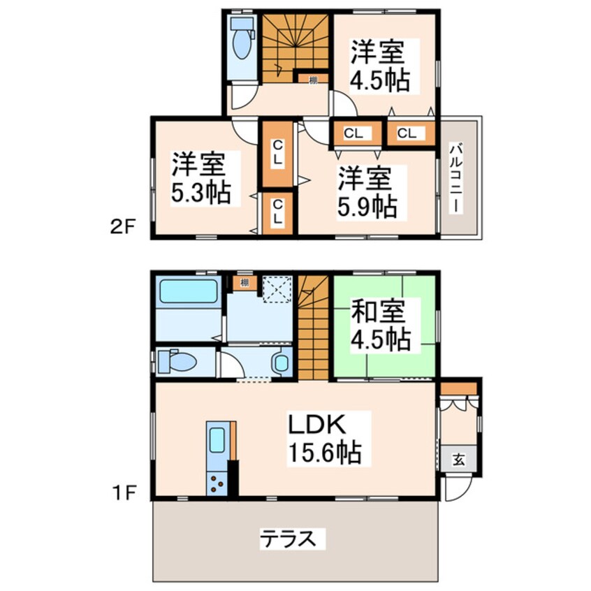 間取図 上代リンクス