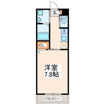 間取図 Sirius熊本駅南