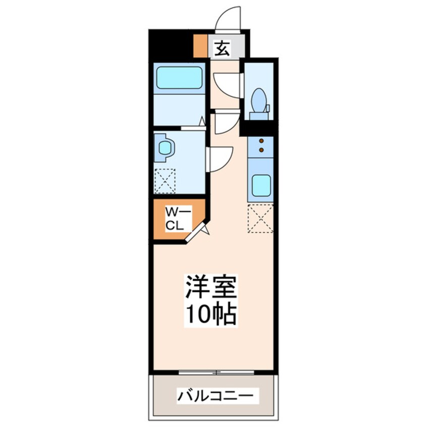 間取図 S-RESIDENCE熊本駅前