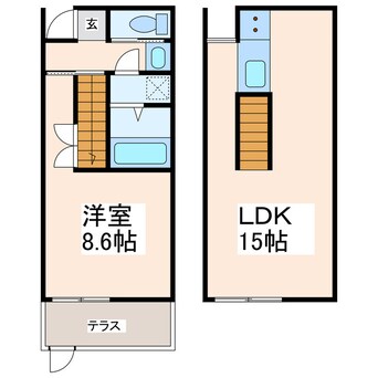 間取図 オレス島町東棟