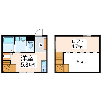 間取図 groom九品寺