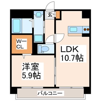 間取図 免疫ビルEXCIAⅡ