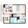 D-ROOM西熊本駅 1LDKの間取り