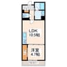 paradiso熊本駅前 1LDKの間取り
