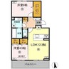 鹿児島本線/上熊本駅 徒歩5分 1階 1年未満 2LDKの間取り