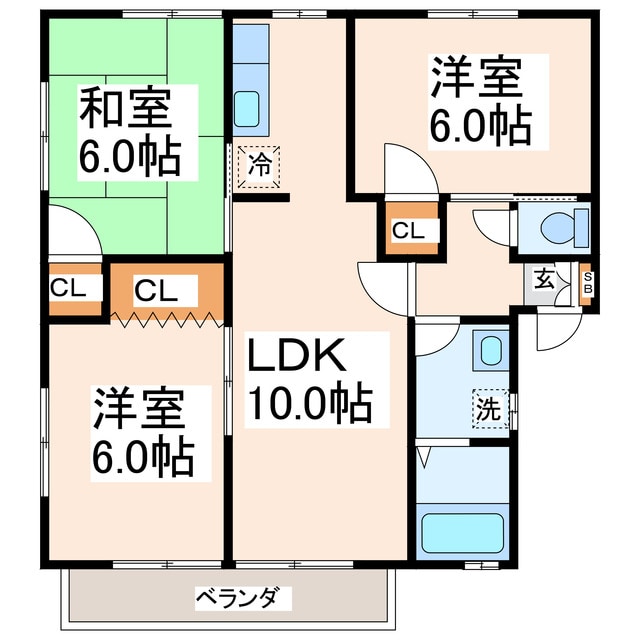 間取り図 古町コンドミニアム4棟