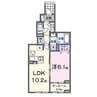 鹿児島本線/西熊本駅 徒歩27分 1階 1年未満 1LDKの間取り