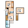 GRANDTIC島崎 1LDKの間取り