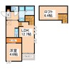 GRANDTIC島崎 1LDKの間取り